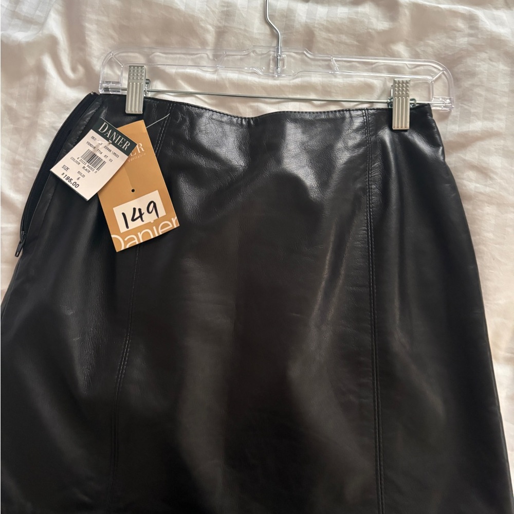Leather skirt